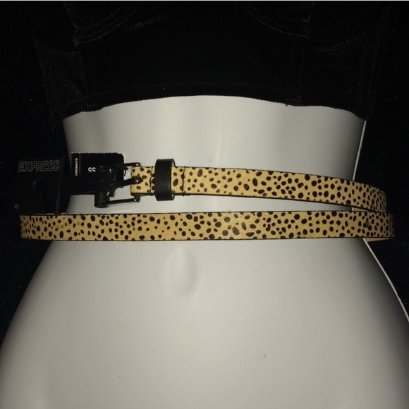 Express Accessories - Express calf hair/ genuine leather belt Express Accessories - Express calf hair/ genuine leather belt